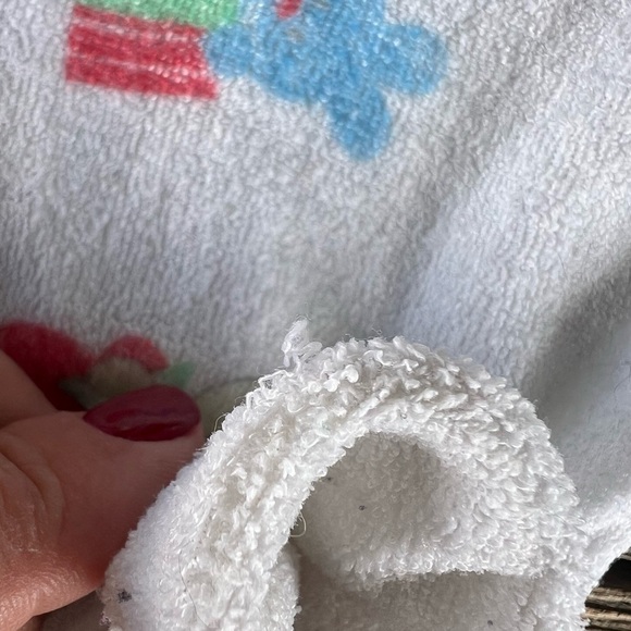 VTG Carter’s Christmas Bear Footed Sleeper Terrycloth Night Before Christmas Lrg - Picture 14 of 15